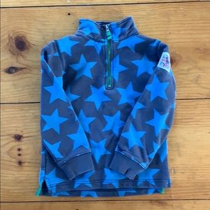 Mini Boden Quarter Zip Boys Sweatshirt